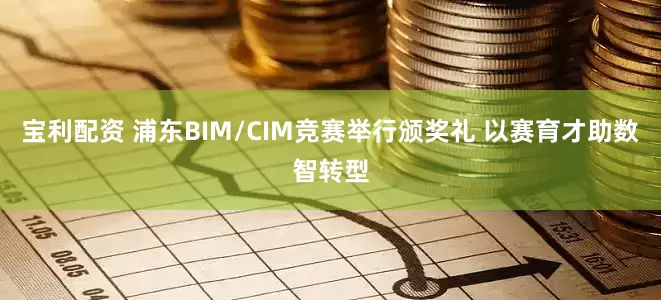 宝利配资 浦东BIM/CIM竞赛举行颁奖礼 以赛育才助数智转型